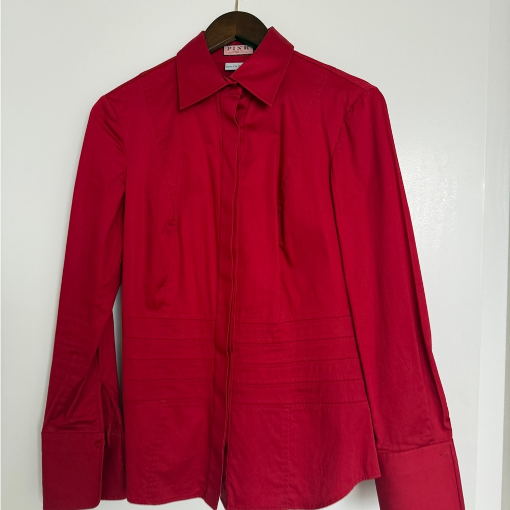 Thomas Pink Res Button-Up Shirt - Women. Size 10. US 6. Like new.